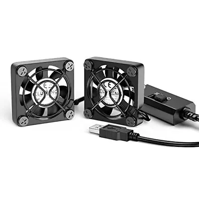 Dual 40mm USB Fan 3 Speed 5V PC Fan 5500 RPM 40mmx40mmx25mm For XboxPlaystation • $14.95