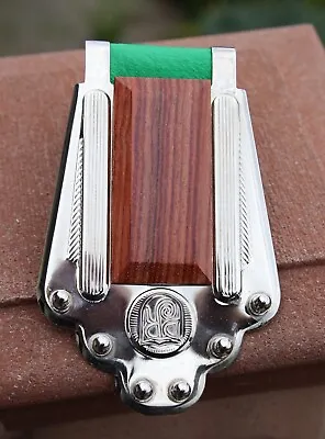 Dell Arte Selmer Maccaferri DR Nickel Plated Tailpiece-Rosewood Insert • $109