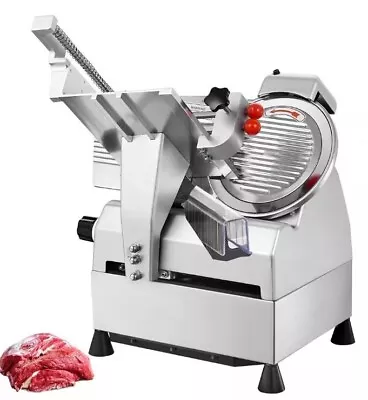 VEVOR Automatic Meat Slicer 540 Watts Deli Slicer 0-15mm Adjustable Thickness • $399.99