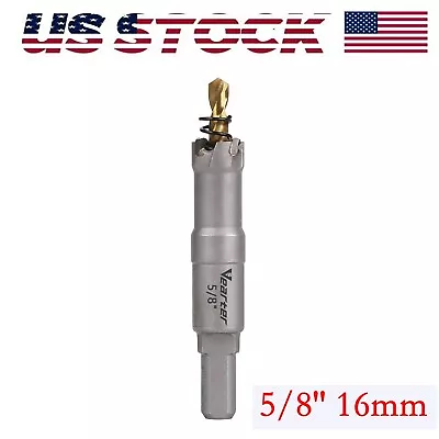 5/8  16mm TCT Carbide Hole Saw Cutter Drill Bit HoleSaw For Metal Alloy Steel • $12.22