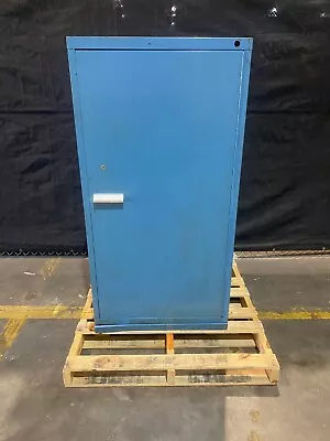 Stanley Vidmar Single Door Tool/Storage Cabinet 4 Shelves W:30  H:59  D:27.75  • $600