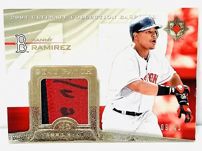 2004 Ultimate Collection Stat Patch Manny Ramirez Game Used Auto 9/45 Inscribed • $79.99