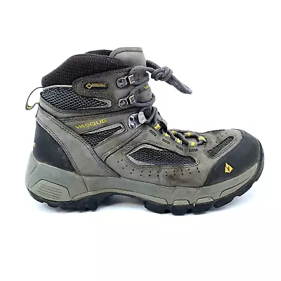 Mens 9 M Vasque Breeze LT Gore-Tex GTX Hiking Boots 7480M Mid Gray Black Lace Up • $29.99