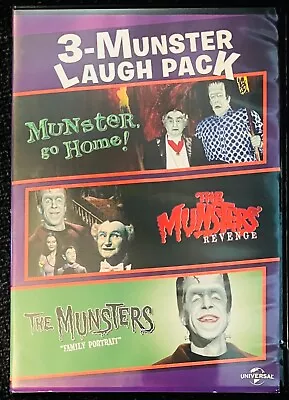 Munster Laugh Pack - 3 Movies (DVD 2016 2 Discs)(The Munsters) *LIKE NEW* • $5.88