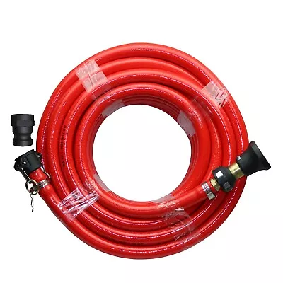 Fire Fighting Hose Kit 20m X 1 Inch 25mm ID Fire Rated Outlet Fighter Water Pump • $127