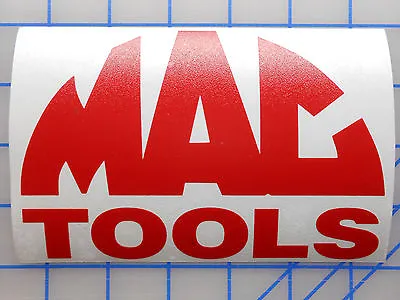 20  Mac Tools Decal Sticker Tool Box Logo Window Mechanic ASE Technician Wrench • $20.99