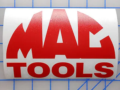 8  Mac Tools Decal Sticker Tool Box Logo Window Mechanic ASE Technician Wrench • $4.99