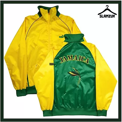 Jamaica Olympic Jacket Puma Medium Training Track Top Chaqueta 1948 500878 FA5 • £99.99