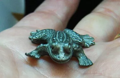 Tiny/miniature 1 1/8  Wilson Hudson Pewter Frog/Toad Figurine- See Pics 🐸 Smile • $10.19