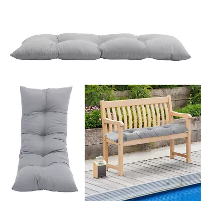 2 Seater Extra Thick Bench Swing Chair Seat Cushion Pad Garden Furniture Mat • £11.95