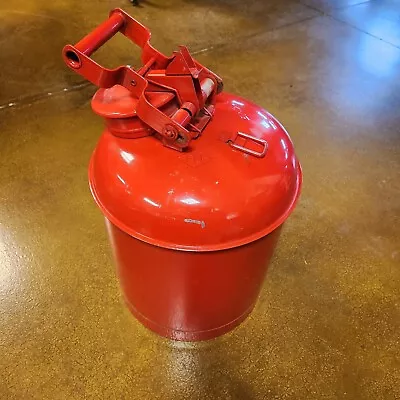 Eagle 1425 5 Gallon Red Metal Safety Disposal Can • $45