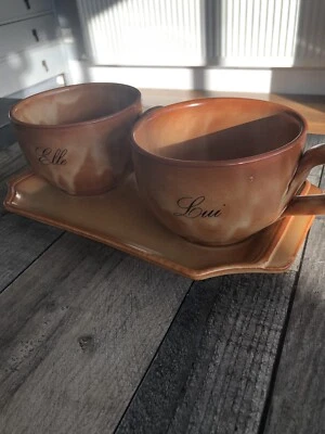 £8 • Buy French Coffee Cups And Tray