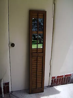 Antique Shutter Mirror No Paint 63  X 12   #515 • $79