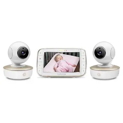Motorola Video Baby Monitor - 2 Wide Angle HD Cameras With & Cable • $48