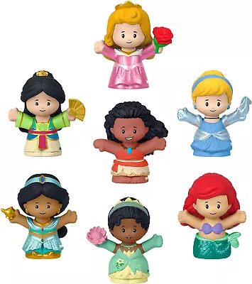 Fisher-Price Little People Disney Princess Toys Set Of 7 Character Figures F... • $39.45