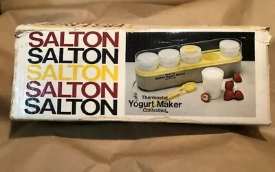  Vintage Salton Yogurt Maker - Thermostat Controlled Model GM-5 In Excellent Con • $27