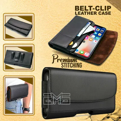 $14.99 • Buy Wallet Clip Pouch Holder Case Belt Holster Cover For Oppo A91 A57 A72 A73 A74 5G