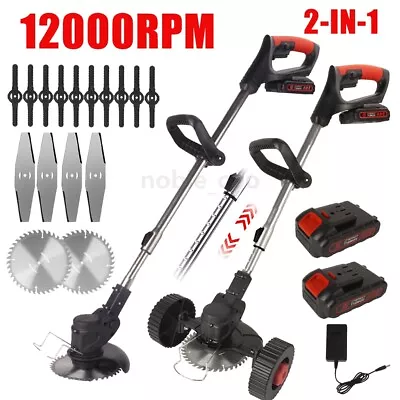 2500W Cordless Grass Weed Trimmer Pruning Lawn Mower Garden Cutter For Makita US • $67.99