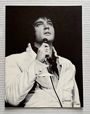 Elvis Summer Festival Souvenir Menu Black And White Cover RCA On Back • $179.99