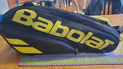 Babolat Pure Aero RHX6 Multi Racket Backpack Bag Black/Highlighter Yellow • $44.99