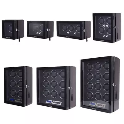 Luxury LED Automatic Watch Winder Box Watch Winder Watch Case Display Box Gift • $249.99