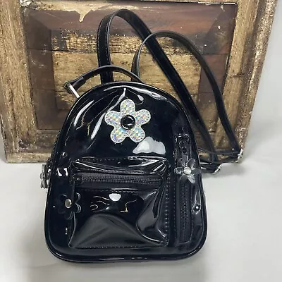 Dolls Kill Delia’s Black Mini Small Backpack Purse Bag Back Pack • $23.70