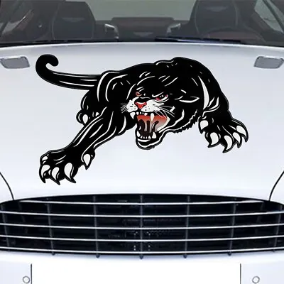 1PC Car Decal Black Panther Car Hood Sticker Self-Adhesive Vinyl Scratch Hidden • $11.15