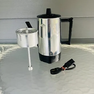 Vintage Mirro M-0176 9 Cup Automatic Percolator Coffee Pot Movie Or TV Prop • $19.99