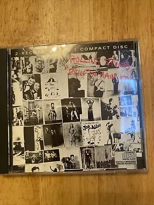 Rolling Stones Exile On Main Street US CD Initial Rolling Stones Records Issue • $7.99