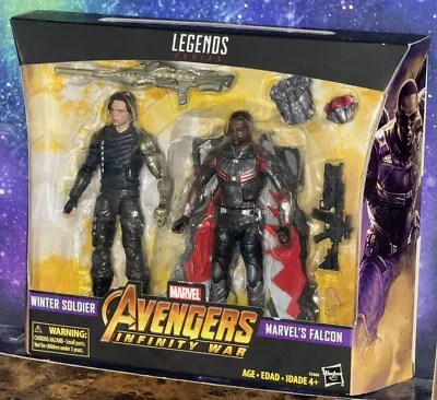 Marvel Legends Infinity War Winter Soldier & Falcon Action Figure 2-Pack NEW • $39.99