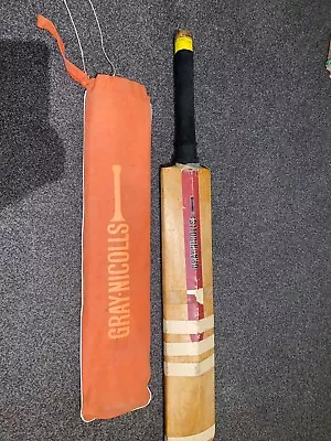 Vintage Gray Nicholls Cricket Bat GN Greg Chappell  Steel Spring Supershort • $60