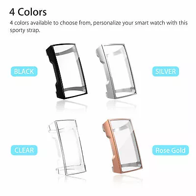 For Fitbit Charge 4 / Charge 3 Full Cover Screen Protector Silicone TPU Case  • $12.99