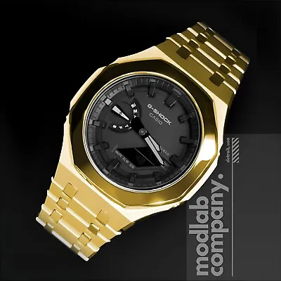 New 2024 Gold Custom Casio G-Shock GA2100 Mod Watch Casioak Gift For Man • $249