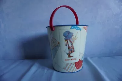 Holly Hobbie Robbie Doll Metal Sand Pail Toy Bucket 1974 Chein Playthings • $29.99