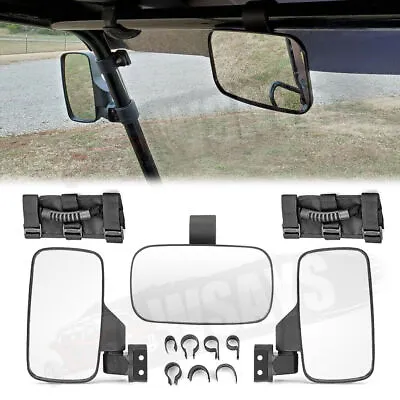 For Kawasaki Mule 3000 4000 4010 Trans UTV Rear-View Center & Side Mirrors Sets • $32.99