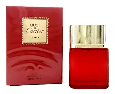 Must De Cartier By Cartier 1.6 Oz./50 Ml. PARFUM Spray For Women. New Sealed Box • $149.99