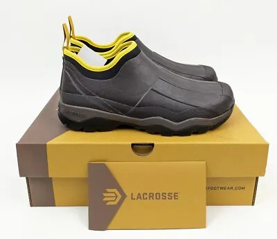 Lacrosse Alpha Muddy 4.5  Waterproof Boots Rubber Shoes ~ Multiple Men's Sizes • $89.95