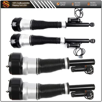 4x Front Rear Air Suspension Struts Shocks For Mercedes W221 S500 S550 CL500 RWD • $598.90