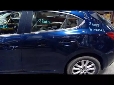 Driver Left Rear Side Door Blue 42M Fits 14-18 MAZDA 3 1092993 • $599.99