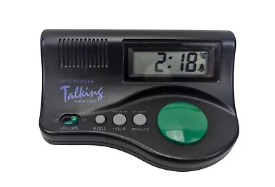 Vintage 1990s Micronta Talking Alarm Clock Portable • £24.90