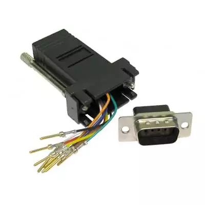 £2.79 • Buy D9 Serial To RJ45 9 Pin Male Female Modular Adaptor DB9 RS232 RS-232