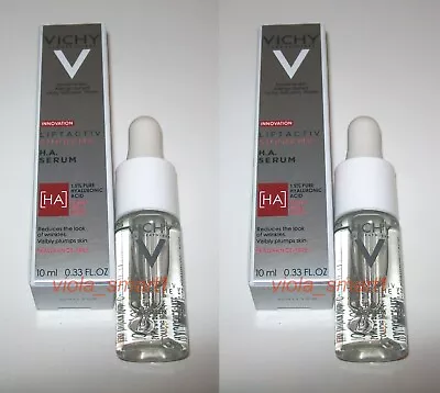 2x VICHY LiftActiv Supreme H.A. Serum Wrinkle Corrector 0.33oz/10ml Travel Size • $10.98