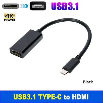 $9.45 • Buy 4K 3.1 USB C Type-C To HDMI Adapter Cable Converter For MacBook Samsung
