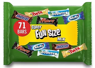 71 Bars Mars Snickers Twix Bounty Milkyway Assorted Chocolates 1425g • £13.01