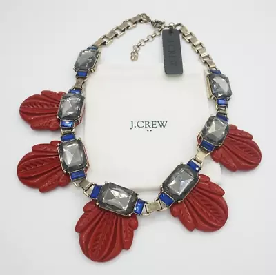 J.Crew Fanned Leaf Necklace • $25.88