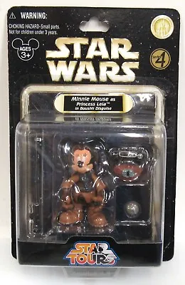 New Sealed Disney Parks Star Wars Tours Minnie Mouse As Boushh Princess Leia • $22.45