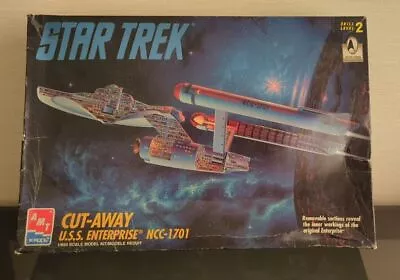 AMT ERTL Star Trek 1:650  Cut-Away U.S.S. Enterprise NCC-1701 Model Kit #8790 • $54.90