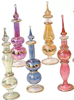 CraftsOfEgypt Genie Blown Glass Miniature Perfume Bottles For Perfumes & Esse... • $19.70