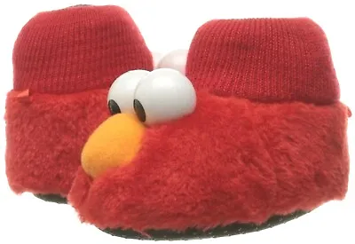 Sesame Street Elmo Puppet Slippers Shoes Padded New With Tag Toddler Boy Girl • $14.24