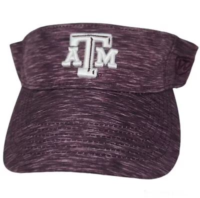 Texas Aggie Sun Visor Golf Hat ATm A&M Softball Baseball Top World Adjustable • $12